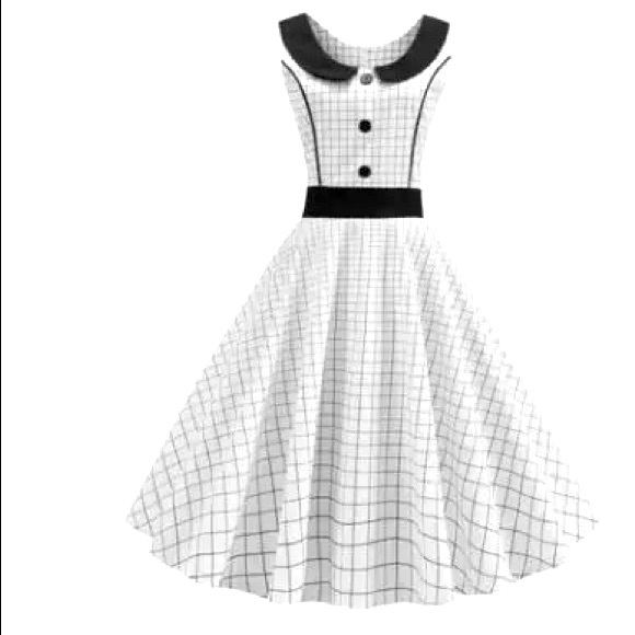 Rockabilly pinup dress - Picture 1 of 3